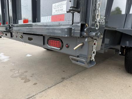 New #153363 026 LAMAR DL 16 X 83 TANDEM AXLE LOW PRO 14K BUMPER PULL DUMP W/ 3' SIDES