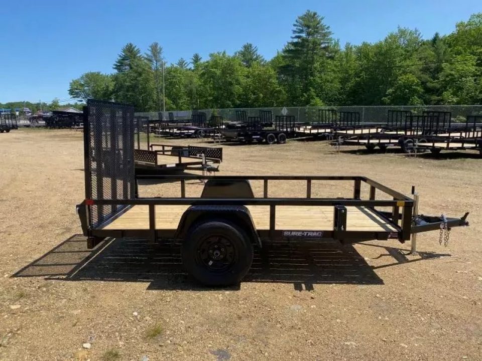 New 2025 Sure-Trac FACTORY CLOSE OUT MODEL 5X10 UTILITY TRAILER WITH GATE Utility Trailer ONLY 1 AT THIS PRICE!