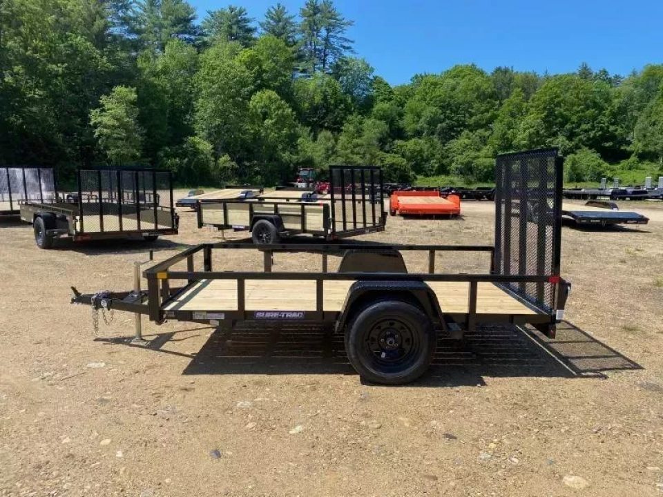New 2025 Sure-Trac FACTORY CLOSE OUT MODEL 5X10 UTILITY TRAILER WITH GATE Utility Trailer ONLY 1 AT THIS PRICE!
