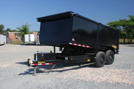 New 2026 Big Tex 7x14 14LX 14K Dump w/ Slide-In Ramps & 4' Sides