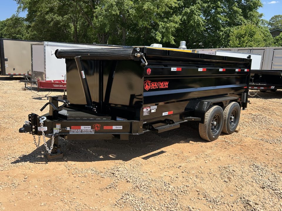 New 2026 Southern Utility 7x14 TA 14k Dump Trailer