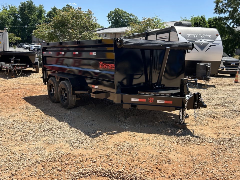 New 2026 Southern Utility 7x14 TA 14k Dump Trailer