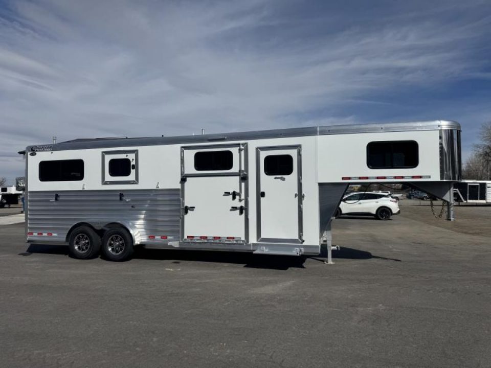 New 2027 Cimarron 2+1 Warmblood Gooseneck Horse Trailer
