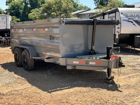 New 2026 Southern Utility 7x14 TA 14k Dump Trailer