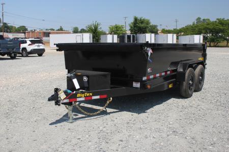 New 2027 Big Tex Trailers 7x14 14LX 14K Dump w/ Slide-In Ramps Dump Trailer