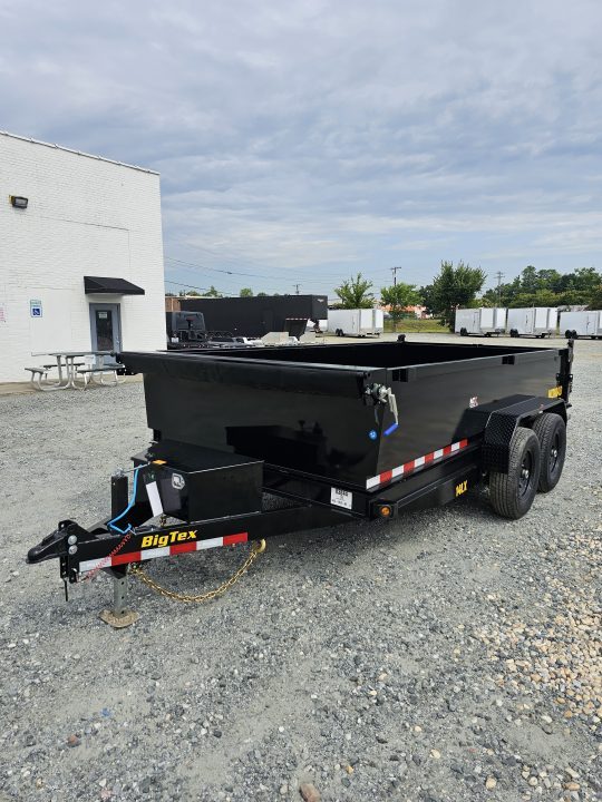 New 2027 Big Tex Trailers 7x14 14LX 14K Dump w/ Slide-In Ramps Dump Trailer