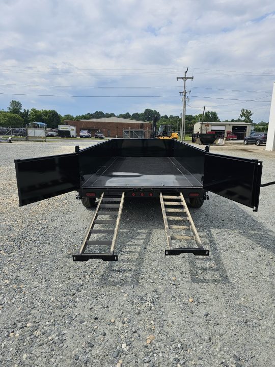 New 2027 Big Tex Trailers 7x14 14LX 14K Dump w/ Slide-In Ramps Dump Trailer