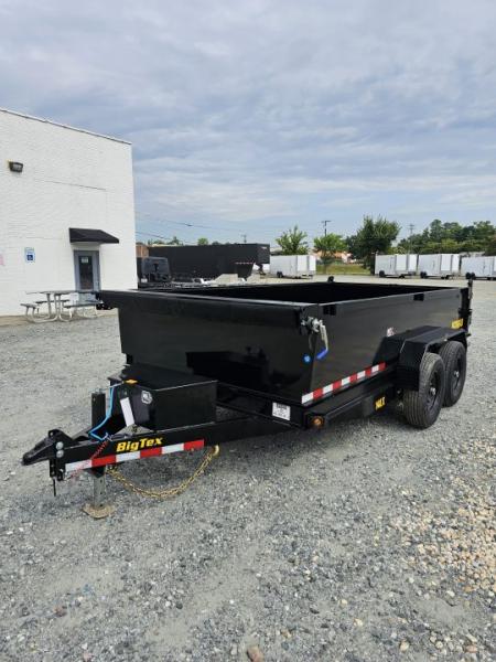 New 2027 Big Tex Trailers 7x14 14LX 14K Dump w/ Slide-In Ramps Dump Trailer