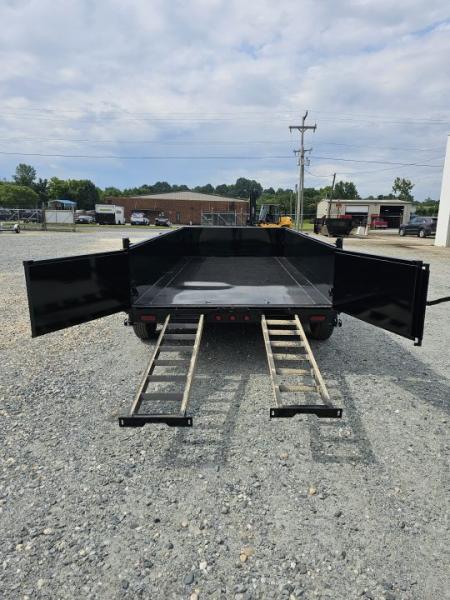 New 2027 Big Tex Trailers 7x14 14LX 14K Dump w/ Slide-In Ramps Dump Trailer