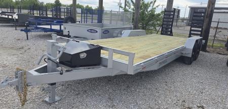 New 2027 Maxwell 22' Skid Steer Flatbed Equipment Trailer