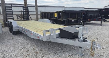 New 2027 Maxwell 22' Skid Steer Flatbed Equipment Trailer