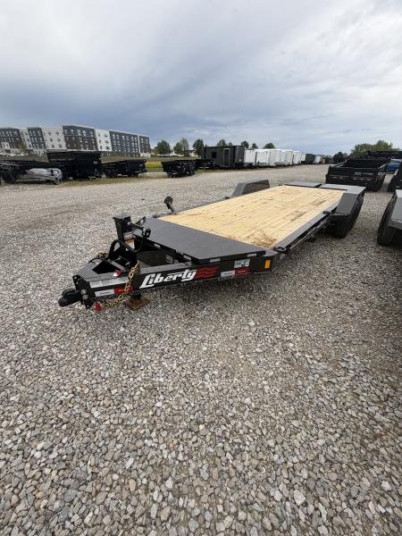 New 2026 Liberty Equipment Trailer LE14K83X17+3B8 83x20 TA DOVETAIL W/ MAMMOTH RAMPS (GVW:15400) ARSENAL GREY METALLIC
