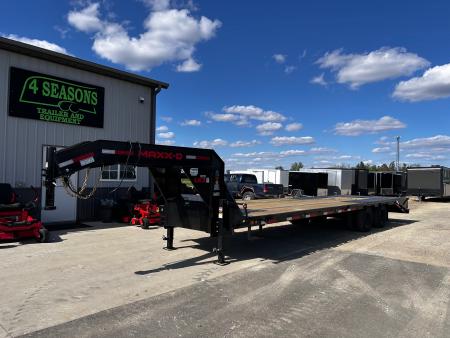New 2026 MAXX-D LKX 102 X30' DECKOVER GN 22,500 GVWR MAXXD OUT RAMPS Equipment Trailer