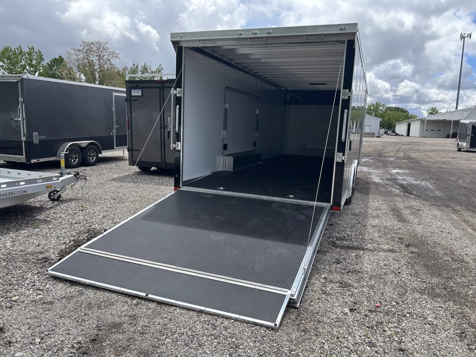 New 2026 ATC 24 FT ROM 400 ALUMINUM ENCLOSED CAR HAULER PREMIUM ESCAPE DOOR