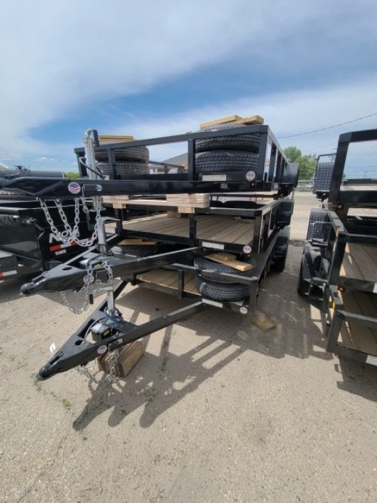 New 2026 Sure-Trac 7X16 7K Tube Top Utility Trailer