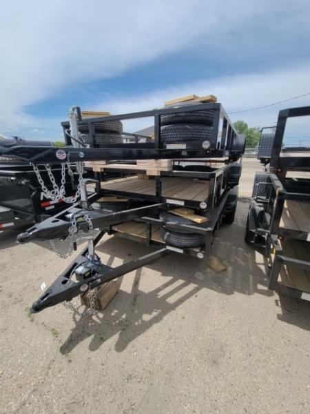 New 2026 Sure-Trac 7X16 7K Tube Top Utility Trailer