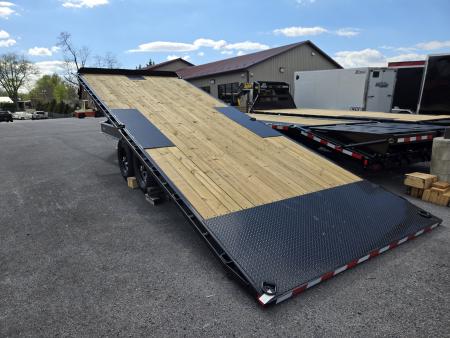 New 8.5 x 22 Sure-Trac HD Power-Tilt Deck Over Equipment Trailer 15K GVWR **w/ Hydraulic Jack, Winch Plate