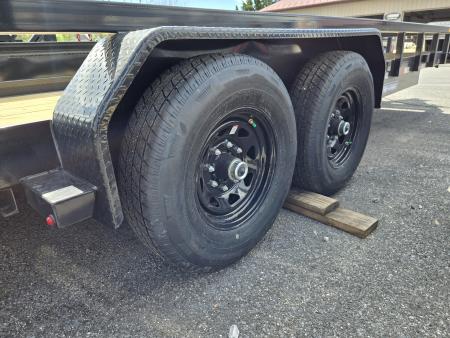 New 7x 20 Sure-Trac HD Beavertail Tube Top Utility Trailer, 14k GVWR **w/ Toolbox, Adj Coupler, HD Ramps