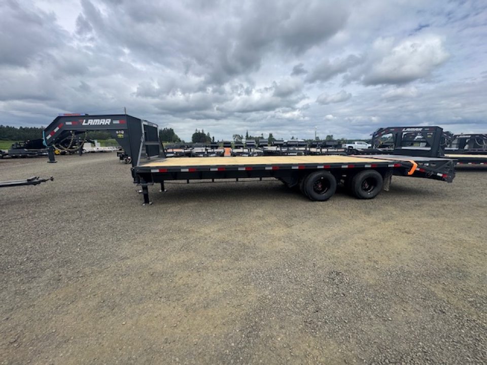 New 2026 LAMAR TRAILERS FD 102x25 24K Flatbed Trailer GOOSENECK