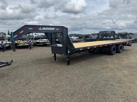 New 2026 LAMAR TRAILERS FD 102x25 24K Flatbed Trailer GOOSENECK