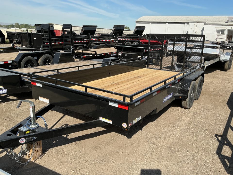 New 2026 Sure-Trac 7X16 7K STEEL HIGH SIDE Utility Trailer