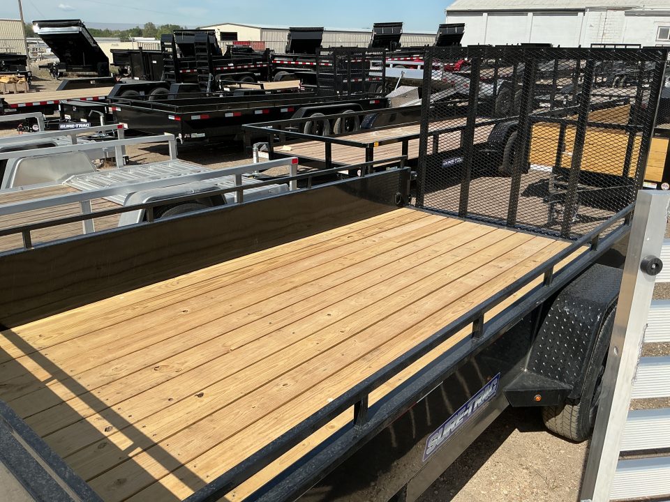 New 2026 Sure-Trac 6X12 3K STEEL HIGH SIDE Utility Trailer