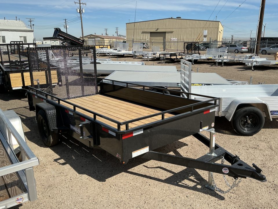New 2026 Sure-Trac 6X12 3K STEEL HIGH SIDE Utility Trailer