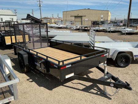 New 2026 Sure-Trac 6X12 3K STEEL HIGH SIDE Utility Trailer