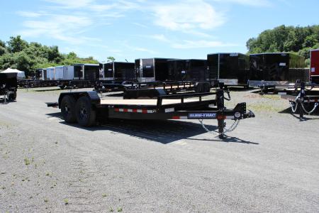 New 2026 Sure-Trac 7x18 14K Tilt Bed Equipment Trailer