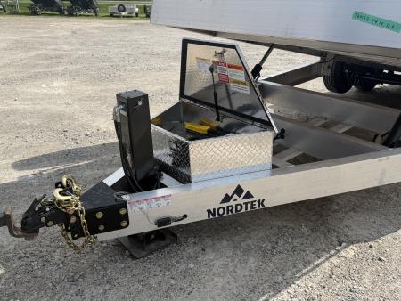 New 2026 NORDTEK 82X24 Tilt Trailer 16K Hyd. Jack w/Remote