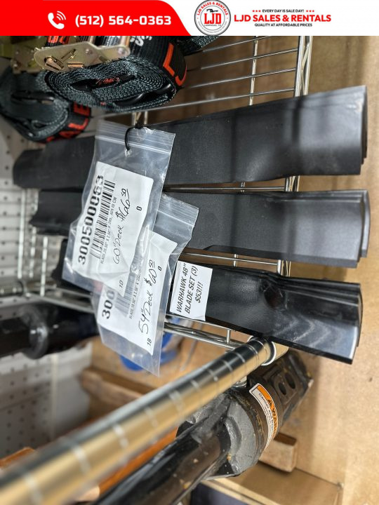 New WARHAWK BLADES AND BELTS