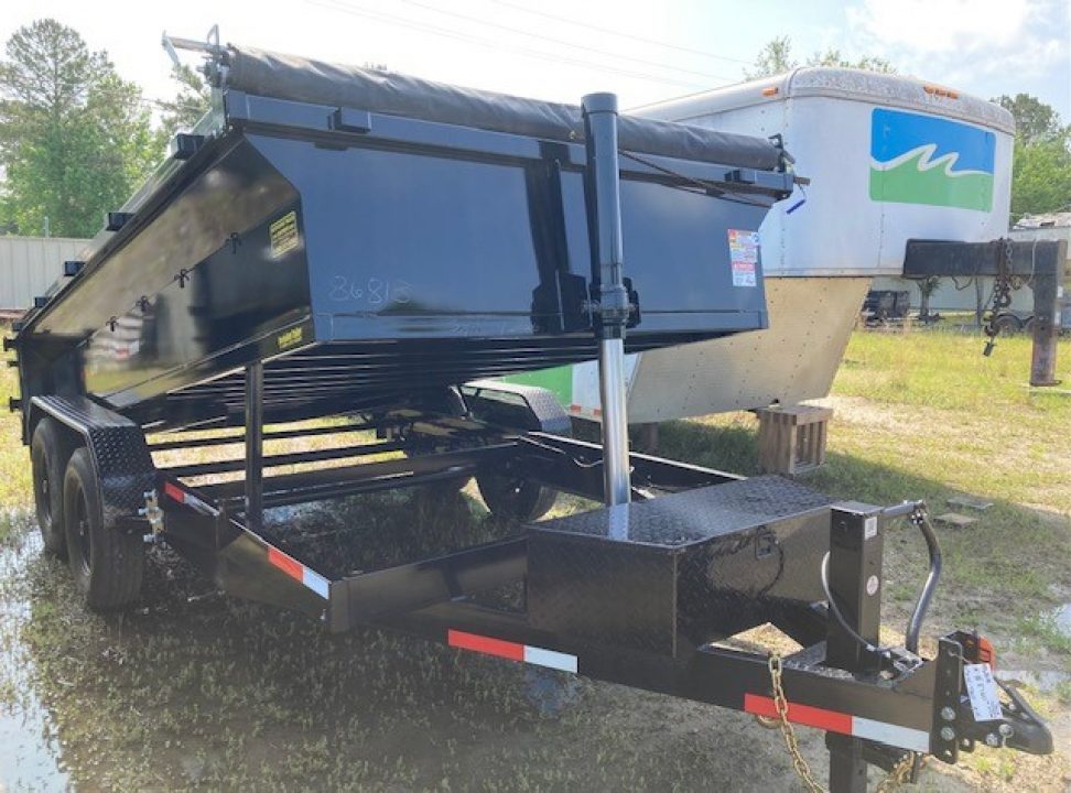 New 2026 Texas Pride Trailers 6.10x14 Trunnion Dump Dump Trailer