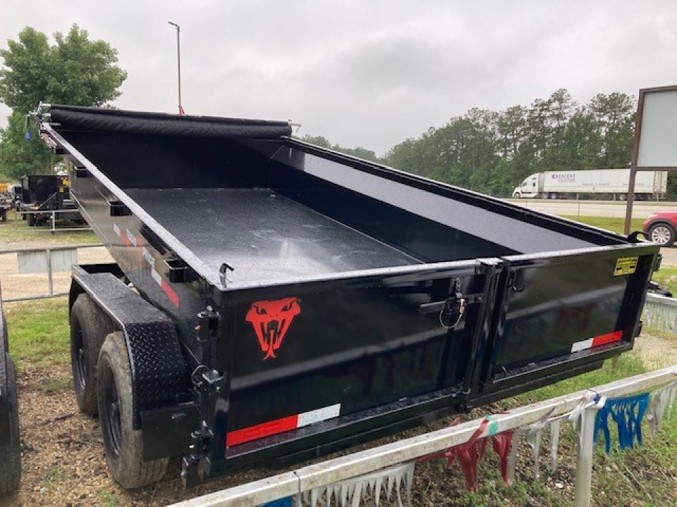 New 2026 Texas Pride Trailers 6.10x14 Trunnion Dump Dump Trailer