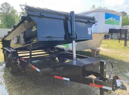 New 2026 Texas Pride Trailers 6.10x14 Trunnion Dump Dump Trailer
