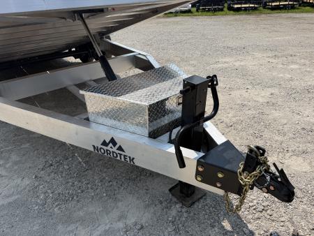New 2026 NORDTEK 82X20 Tilt Trailer 16K Hyd Jack w/Remote