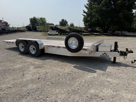 New 2026 NORDTEK 82X20 Tilt Trailer 16K Hyd Jack w/Remote