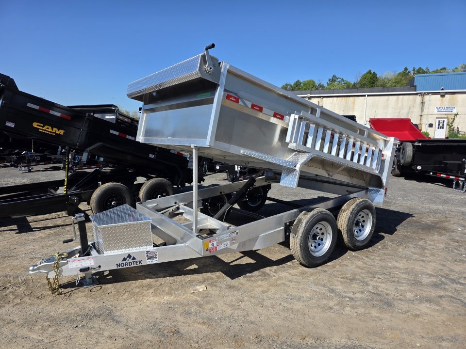 New 2026 Nordtek 75X10 7K ALUMINUM Dump Trailer
