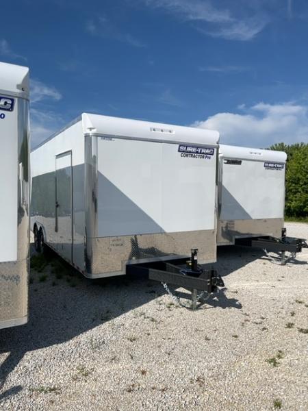 New 2026 Sure-Trac 8.5 x 24 Contractor Pro Enclosed Bullnose Cargo Trailer, 14K