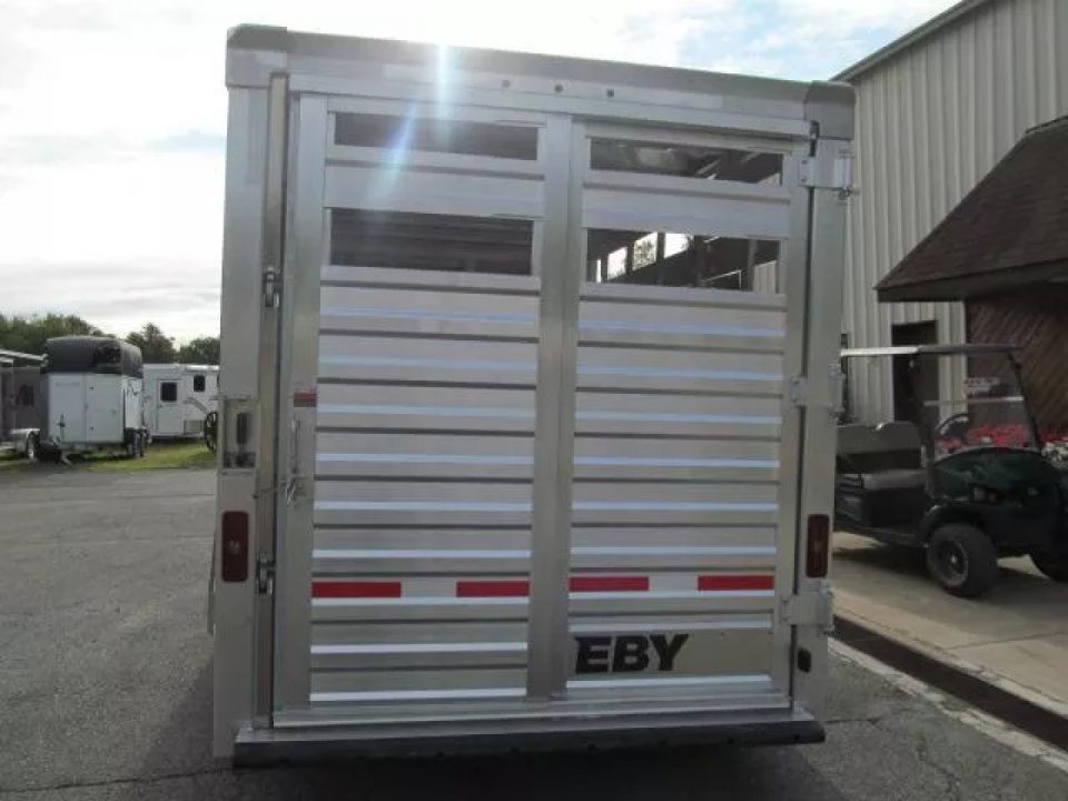 New EBY Trailers 7 X 20 Maverick Gooseneck Stock / Stock Combo Trailer