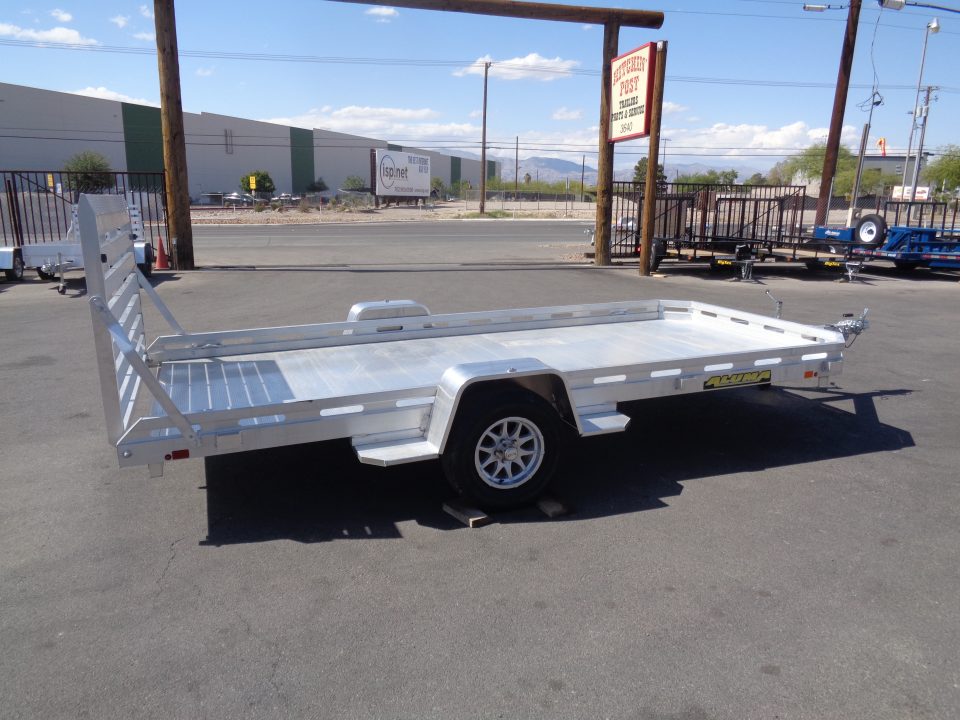 New 2027 Aluma * 7814S-TG * 14Ft Single Axle Utility Trailer w/ Tailgate