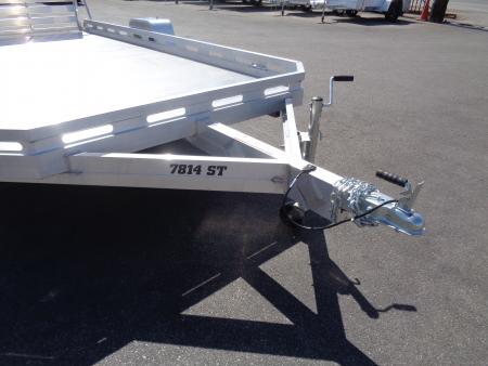 New 2027 Aluma * 7814S-TG * 14Ft Single Axle Utility Trailer w/ Tailgate