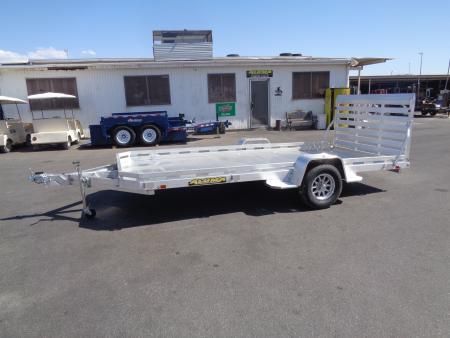 New 2027 Aluma * 7814S-TG * 14Ft Single Axle Utility Trailer w/ Tailgate