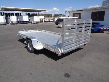 New 2027 Aluma * 7814S-TG * 14Ft Single Axle Utility Trailer w/ Tailgate