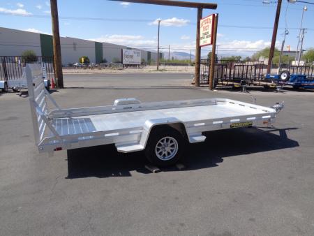 New 2027 Aluma * 7814S-TG * 14Ft Single Axle Utility Trailer w/ Tailgate