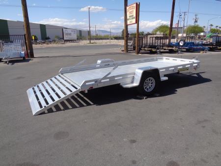 New 2027 Aluma * 7814S-TG * 14Ft Single Axle Utility Trailer w/ Tailgate