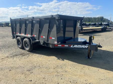 New 2026 LAMAR TRAILERS 83x14 14K DL27 Dump Trailer 48 SIDES
