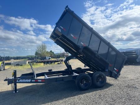 New 2026 LAMAR TRAILERS 83x14 14K DL27 Dump Trailer 48"SIDES