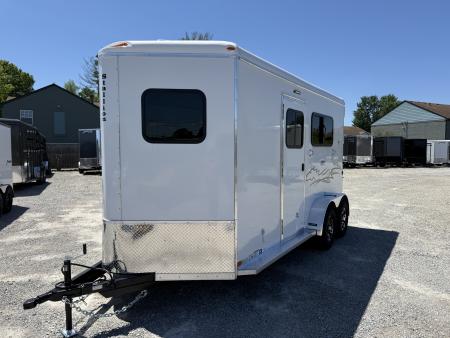 New 2026 Homesteader Trailer 214FB 2 HORSE STRAIGHT LOAD