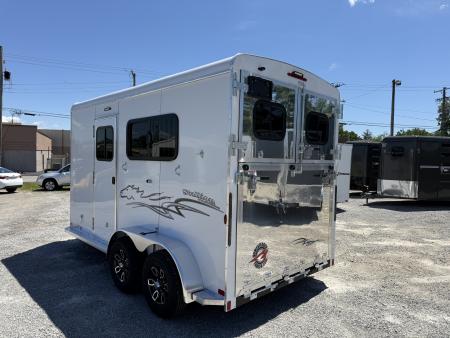 New 2026 Homesteader Trailer 214FB 2 HORSE STRAIGHT LOAD