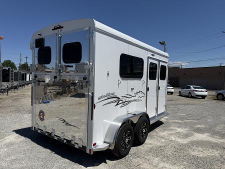 New 2026 Homesteader Trailer 214FB 2 HORSE STRAIGHT LOAD